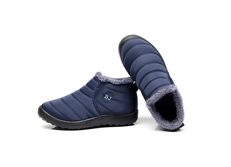 Winter Casual Shoes Women Warm Fur Ankle Sneakers