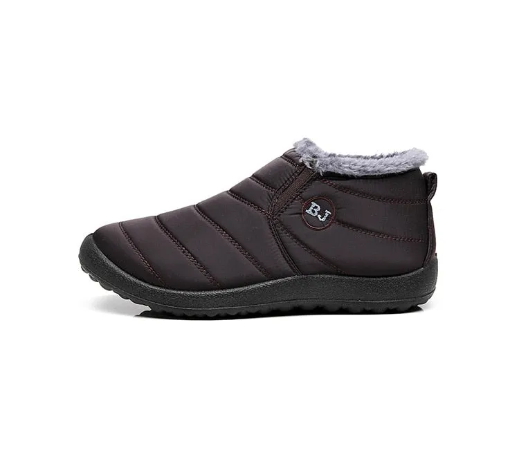 Winter Casual Shoes Women Warm Fur Ankle Sneakers