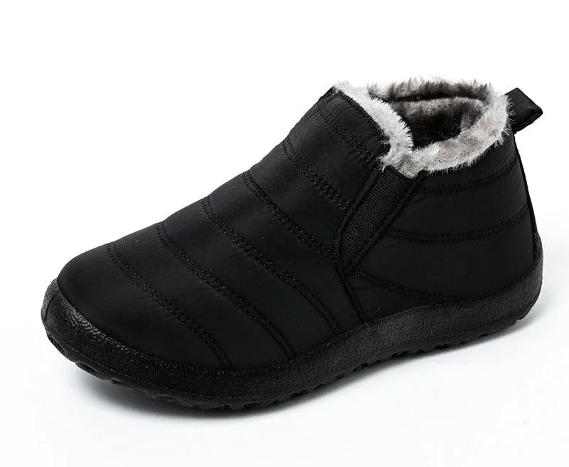 Winter Casual Shoes Women Warm Fur Ankle Sneakers
