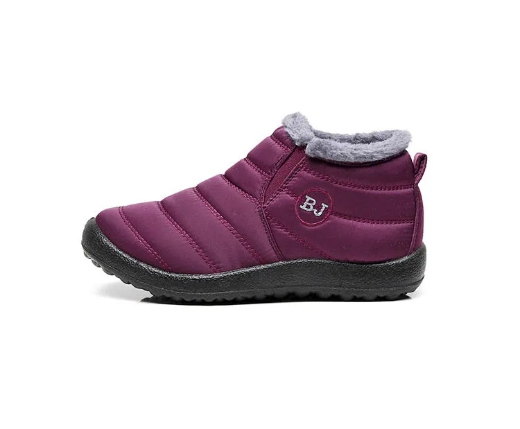 Winter Casual Shoes Women Warm Fur Ankle Sneakers