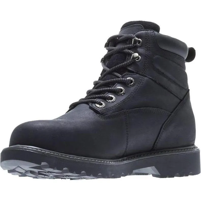 Wolverine Women's Floorhand Steel Toe Waterproof Work Boot - Black - W201153