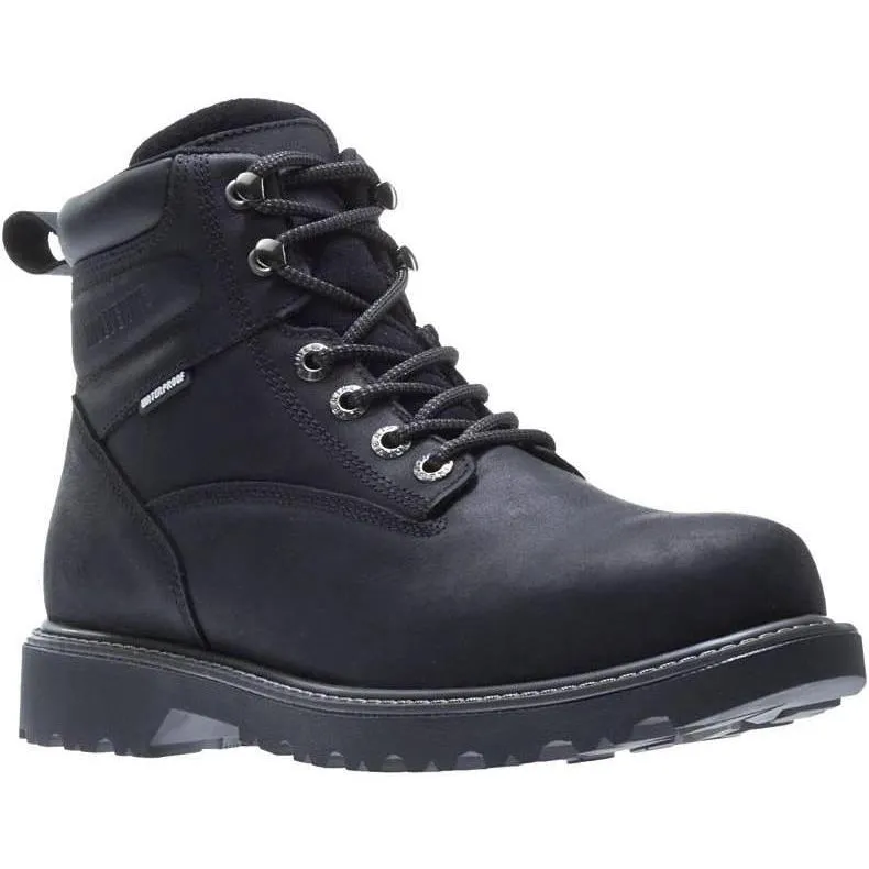 Wolverine Women's Floorhand Steel Toe Waterproof Work Boot - Black - W201153