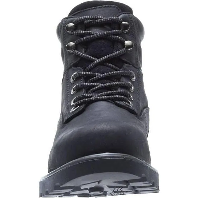 Wolverine Women's Floorhand Steel Toe Waterproof Work Boot - Black - W201153