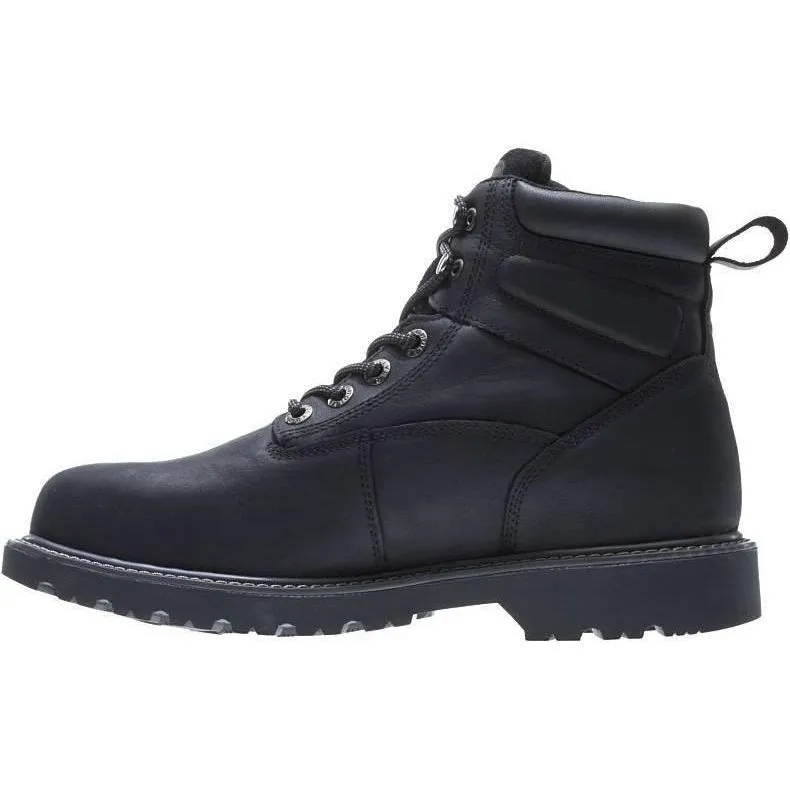 Wolverine Women's Floorhand Steel Toe Waterproof Work Boot - Black - W201153