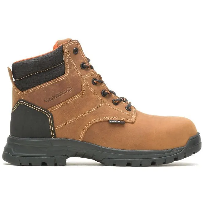 Wolverine Women's Piper 6" Waterproof Composite Toe Work Boot -Brown- W221032