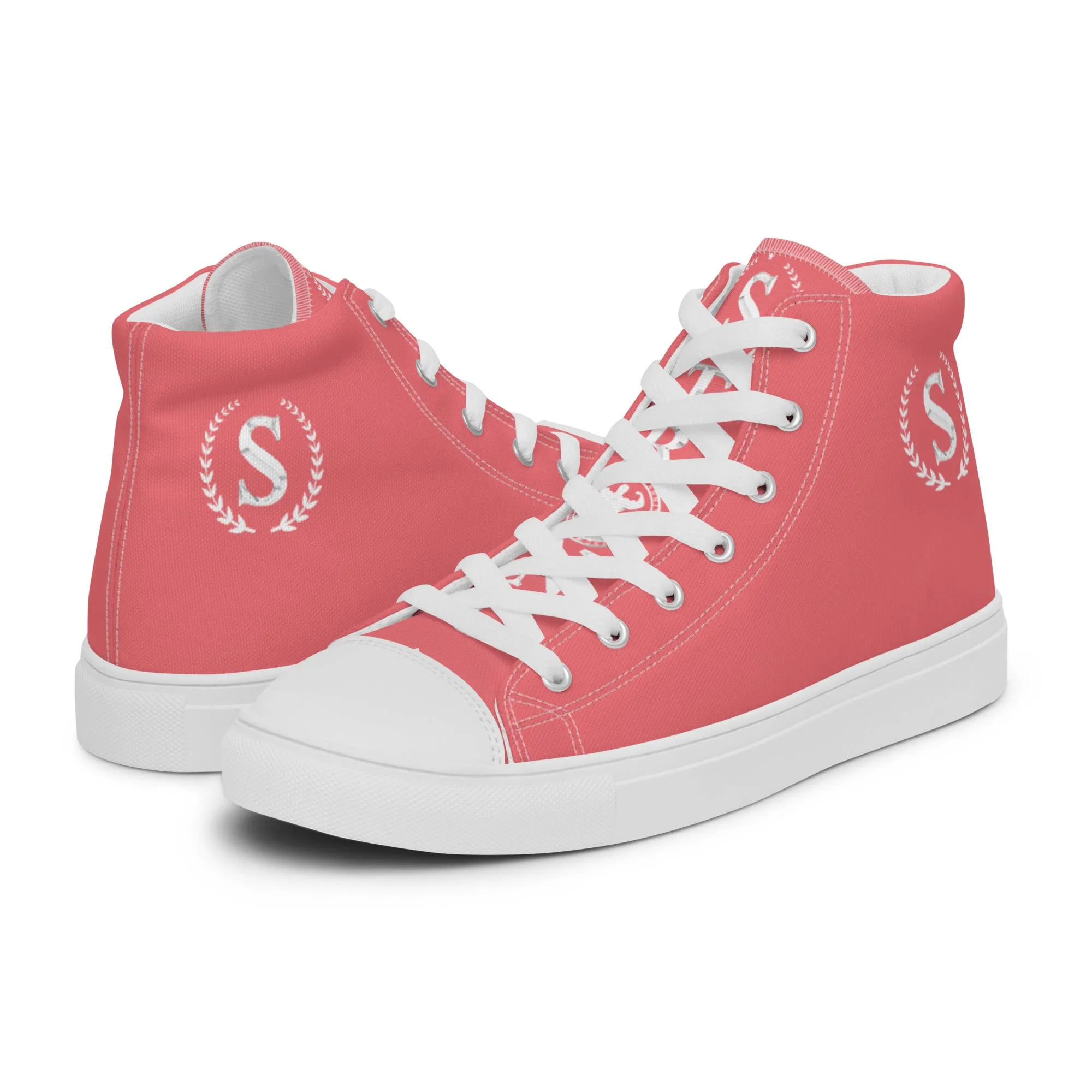 Women’s high top canvas shoes