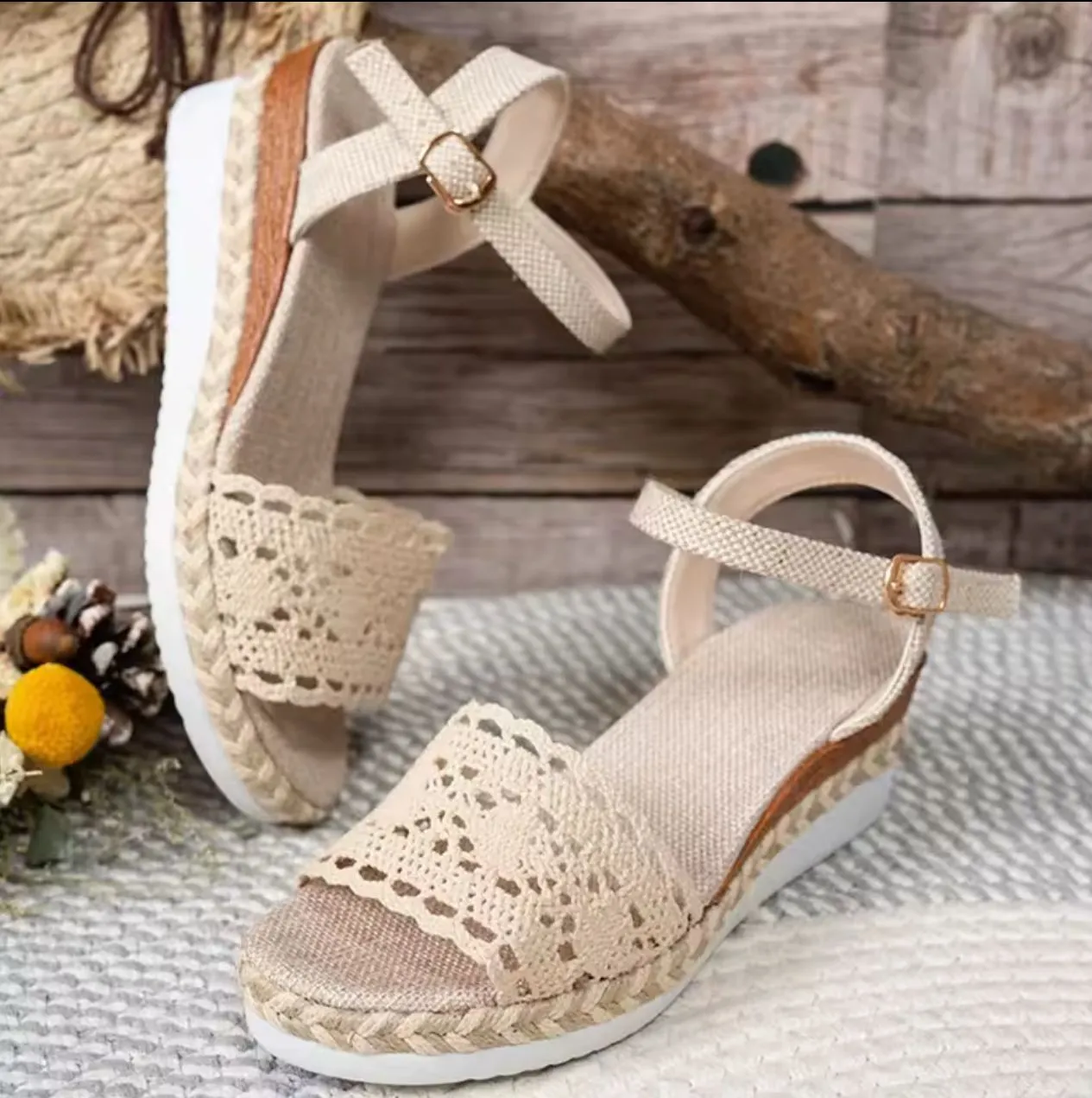 Women's Luxury Platform Sandals – Summer Casual Flat Designer Sandals