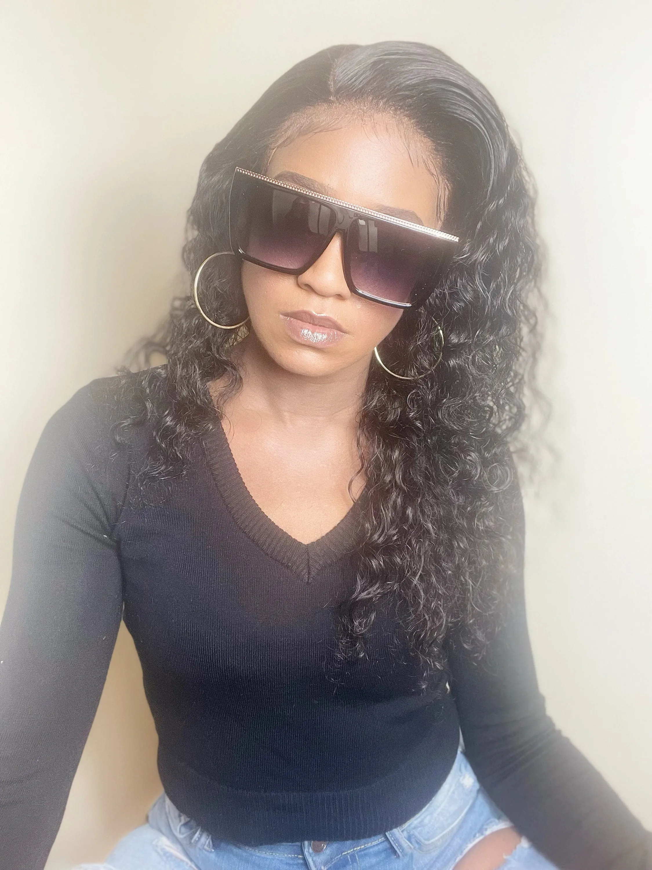 Women's Square Frame Fashion Glasses