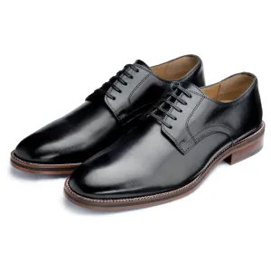 Woodcote Black Derby Shoes