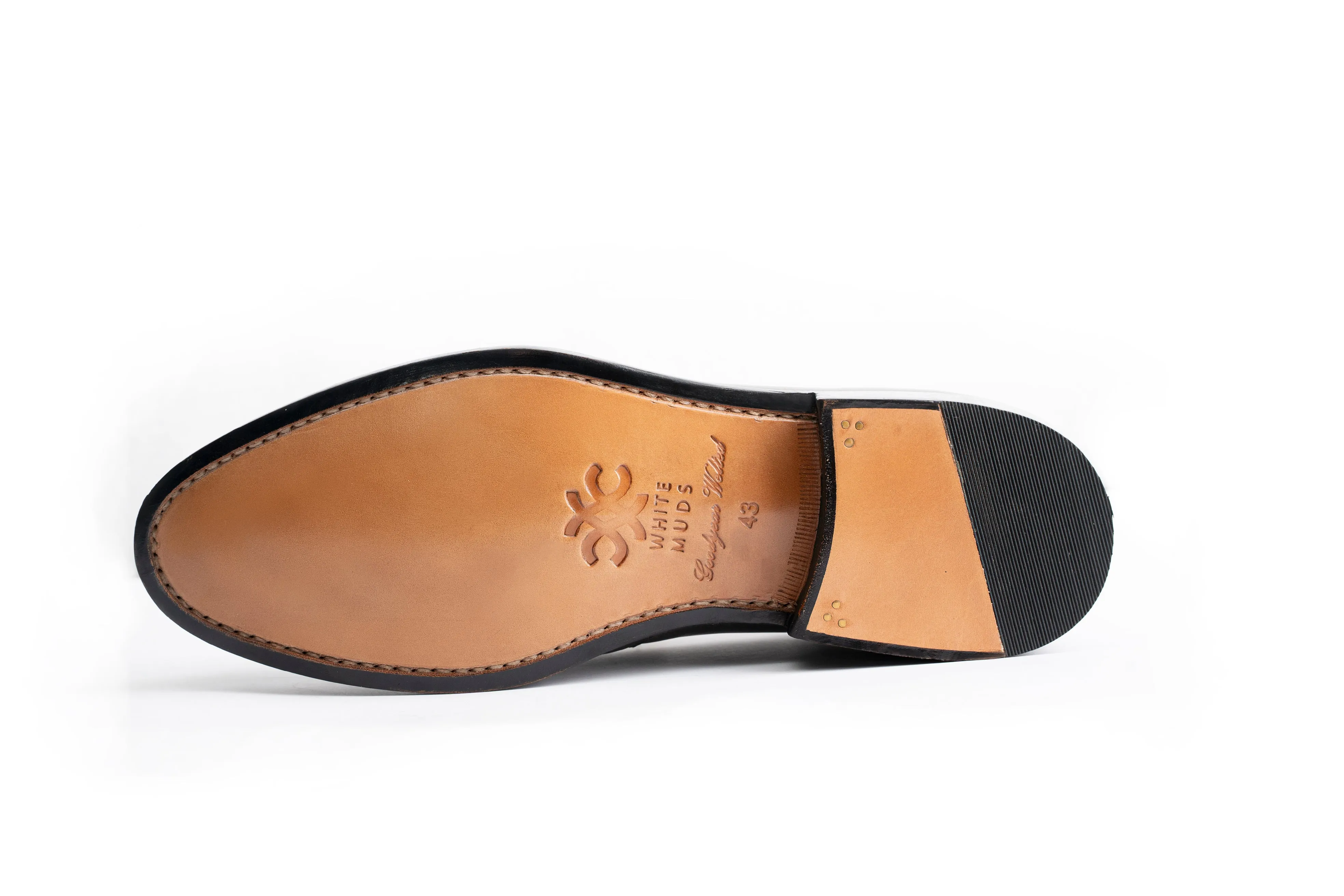 Wooden Brown Wholecut Oxfords - Made to Order