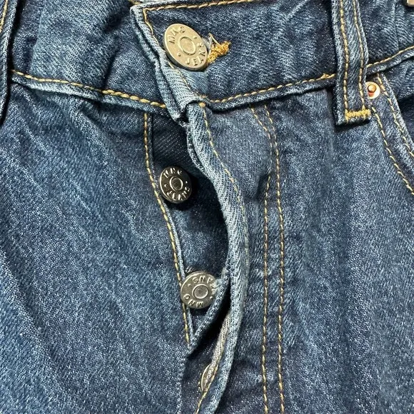 Y2K MNG Women's Straight Leg Jeans Size 1 High Rise 90s Grunge Vintage Americana