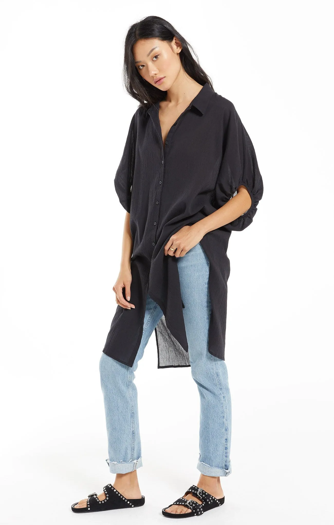 Z Supply Laina Gauze Maxi Cover Up