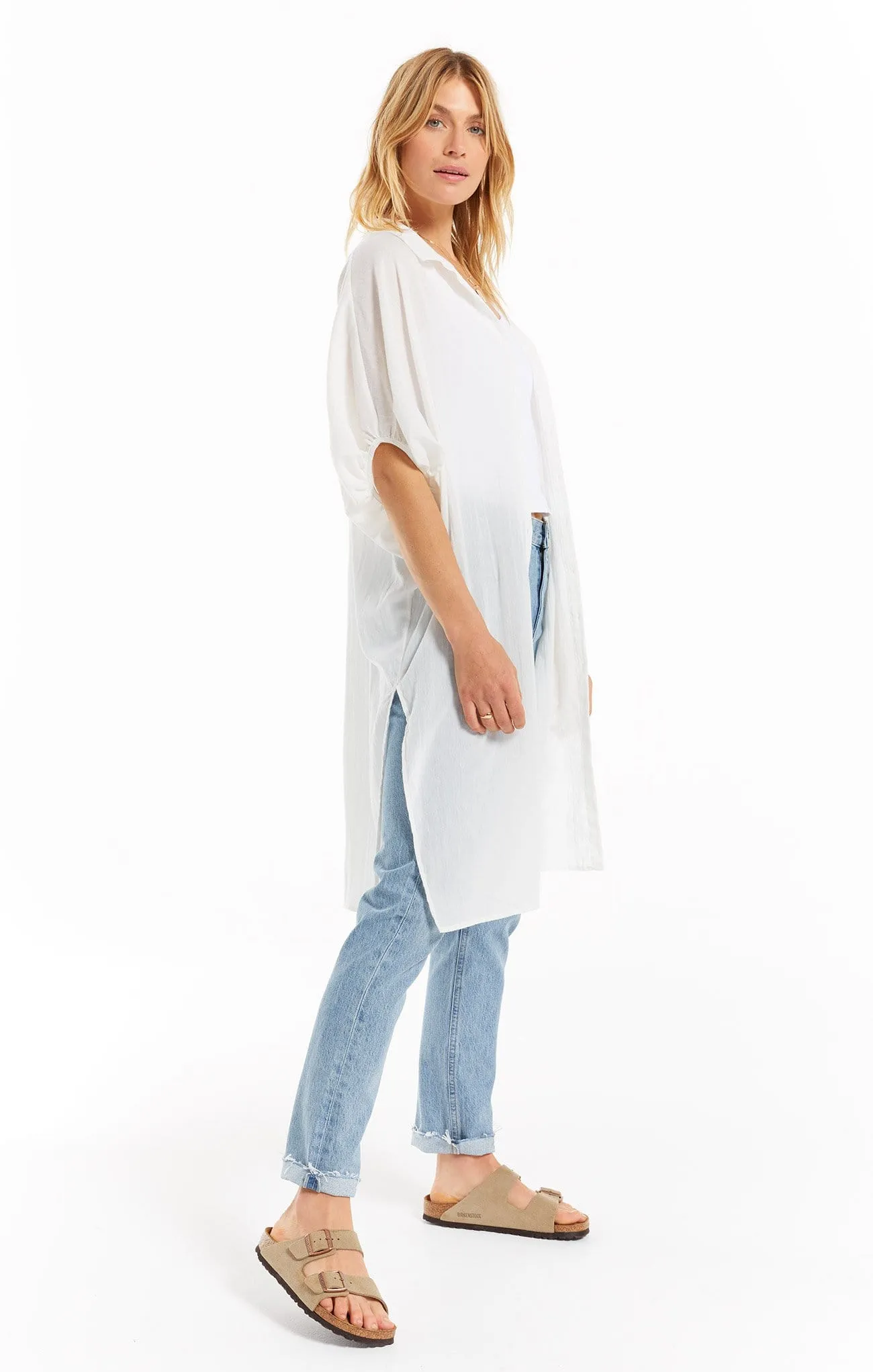 Z Supply Laina Gauze Maxi Cover Up