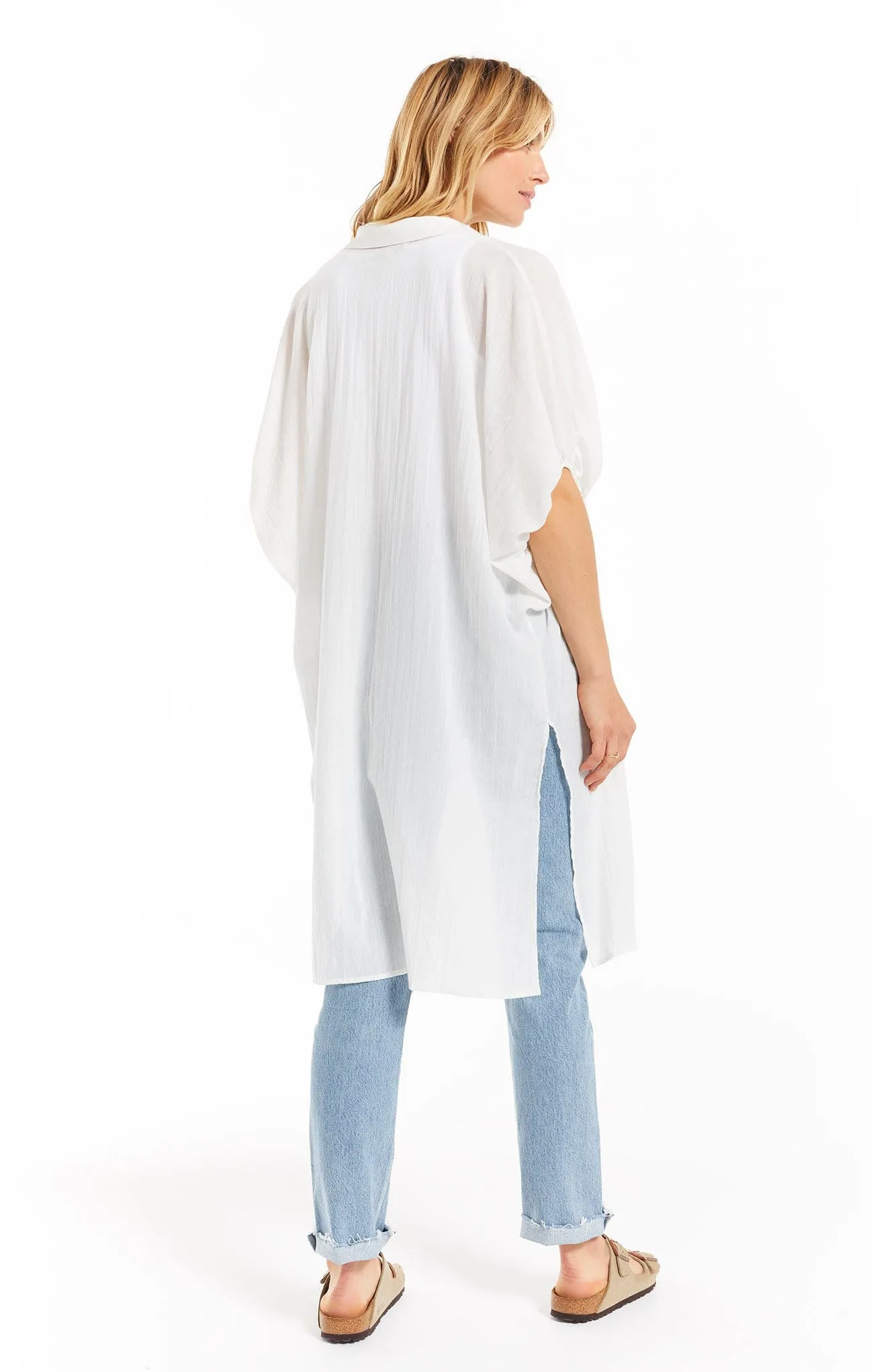 Z Supply Laina Gauze Maxi Cover Up
