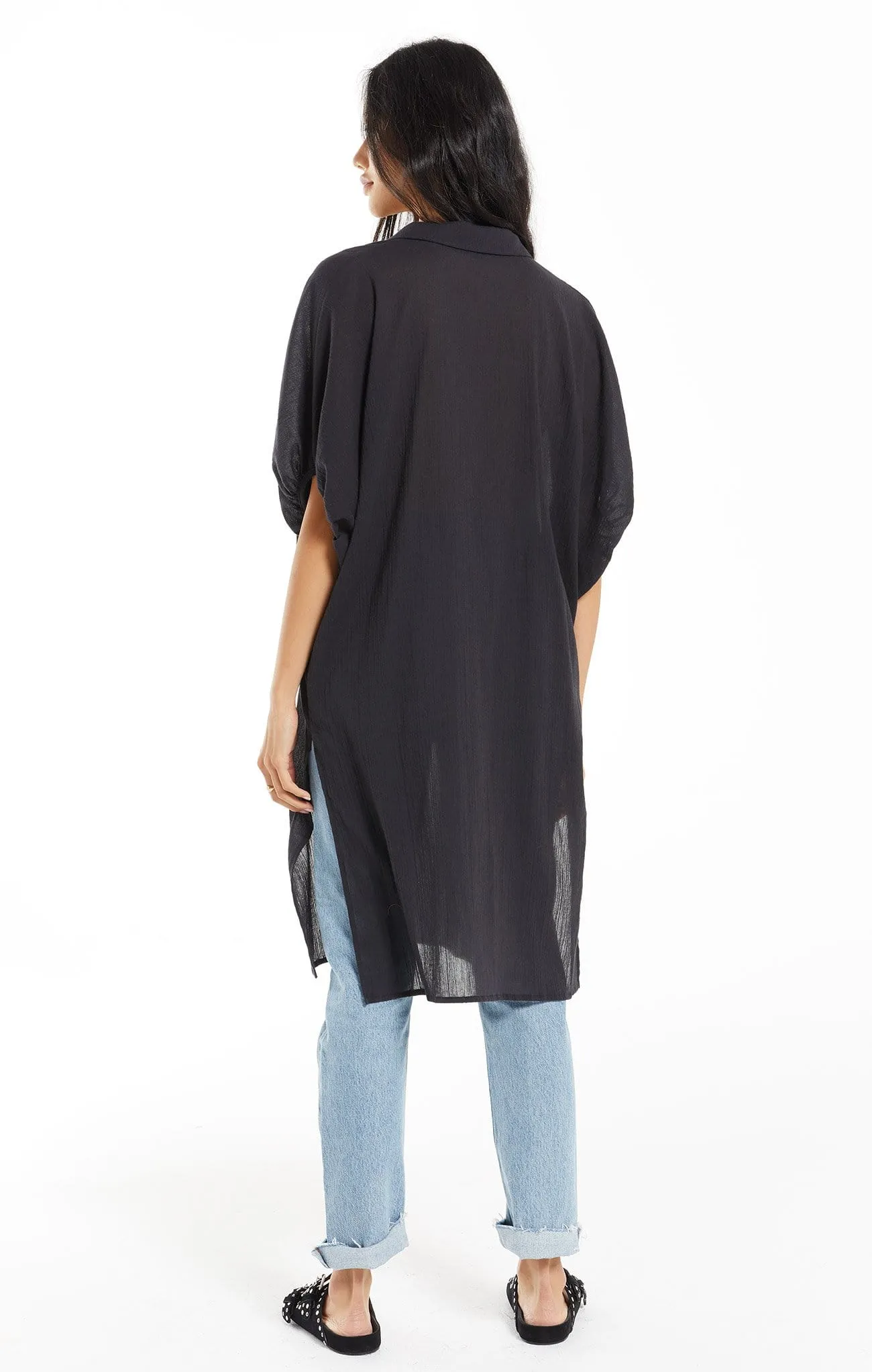 Z Supply Laina Gauze Maxi Cover Up